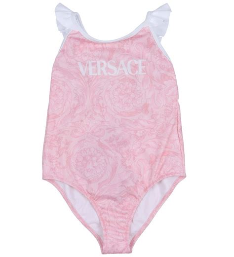 badeanzug rosa versace|versace swimwear.